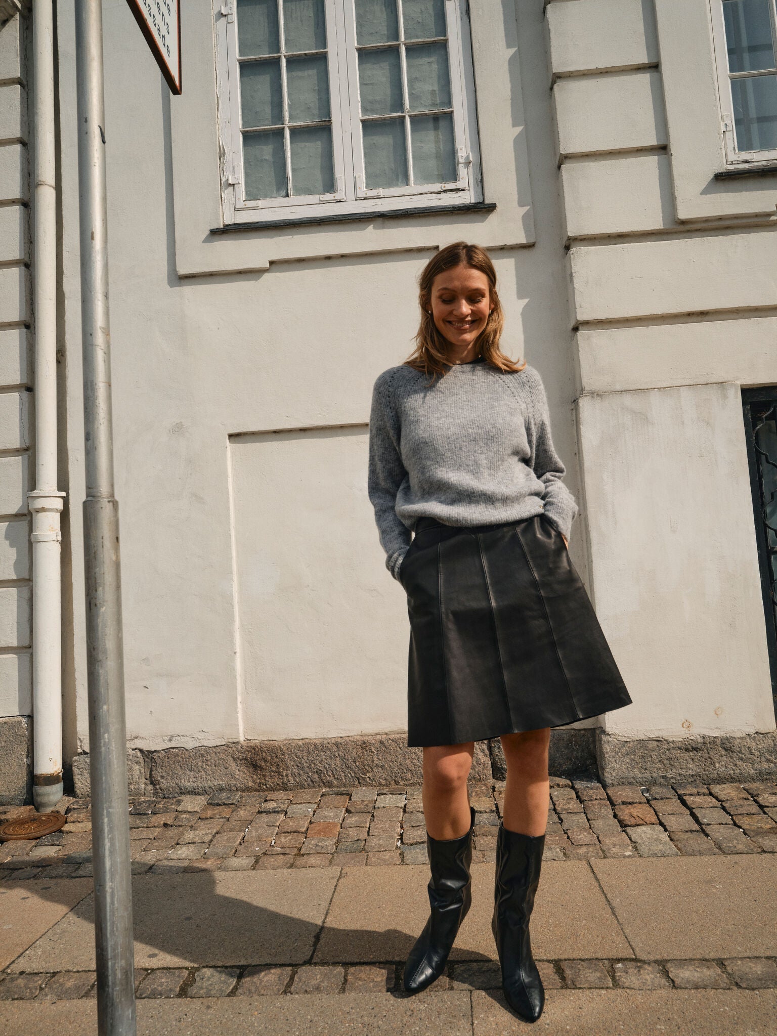 Modelshot / Grey Melange / Detail